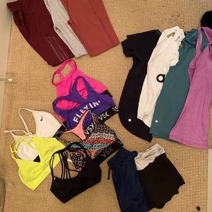 WORKOUT LOT- LULULEMON, NIKE, ADIDAS, VSX